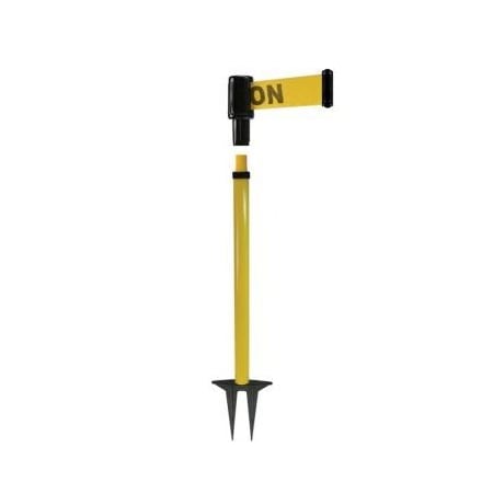 Accuform RECTRACTABLE BELT, BARRIER POST PRB401YL PRB401YL